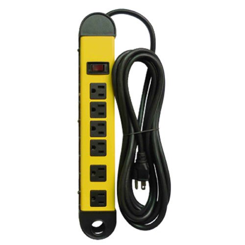 KAB ENTERPRISE PS-678 6 Outlet Metal Power Strip