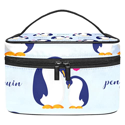 Sac à cosmétiques grand format motif pingouin pour vos voyages