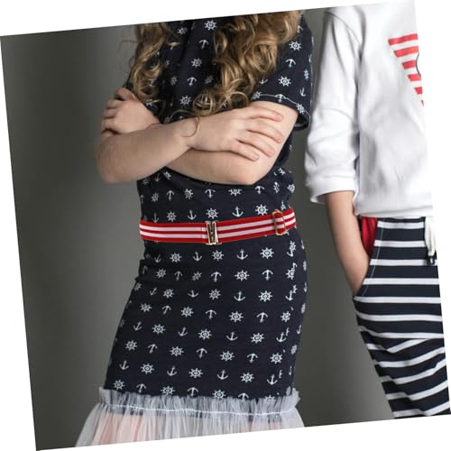 GALPADA 1Set Elastic Waist Belts Comfortable Belts for Boys Durable Woven Random Colors for School Casual Wear2