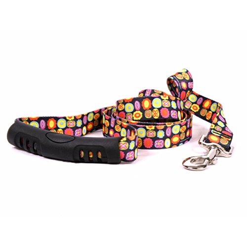 Yellow Dog Design Bright Fun Ez-Grip Dog Leash with Comfort Handle 3/4