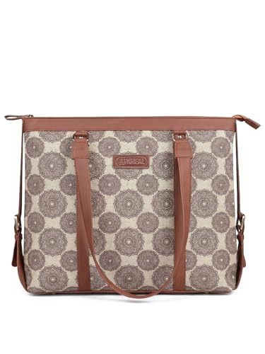 Image of Stylish Tote Bags for Office Use | Laptop Bag 15.6 inch | Purse for Women | Vegan Leather Handbag | Daily & Travel Use |