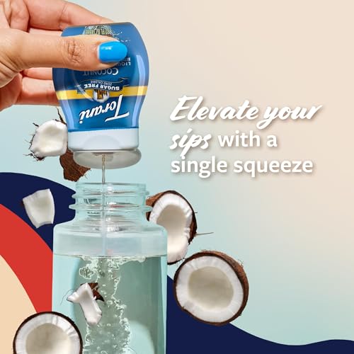 Torani Sugar Free Coconut Liquid Drink Enhancer, Water Flavoring 4-Pack, 1.62 Oz Ea - image 5