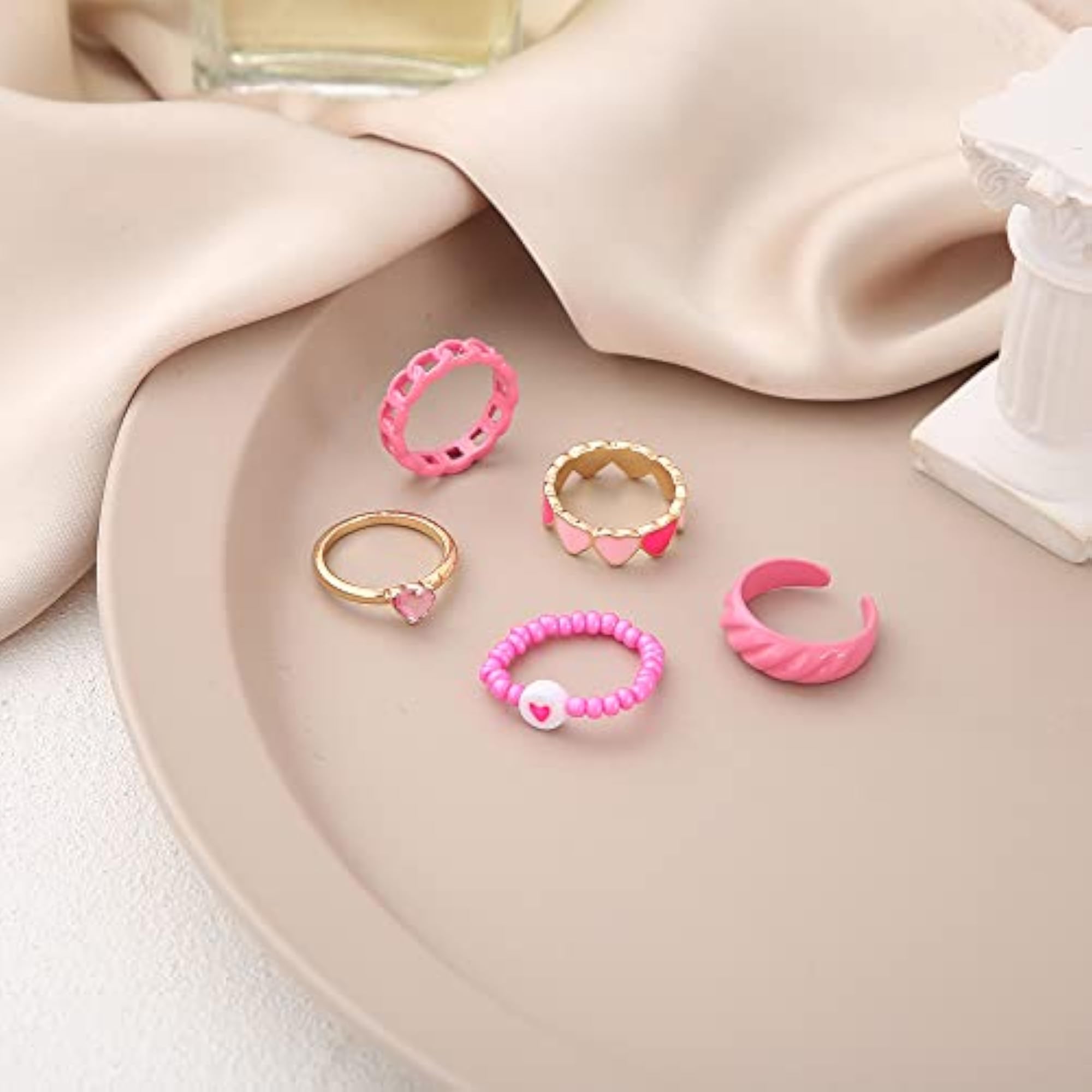 Stylish Y2k Metal Midi Finger Ring Set
