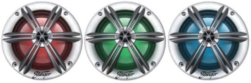 Stinger SEA65RGBS 6.5" Coaxial Speaker with Built-in Lighting