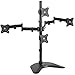 Quad LCD Monitor Desk Stand Mount Free-Standing 3 + 1 = 4 / Holds Four Screens up to 27" (STAND-V004Z)