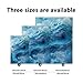 Blue Dragon Canvas Wall Art, Aqua Cloud Print, Fantasy Wall Decor for Living Room, Bedroom, Office, Unframed 16x20 Inch