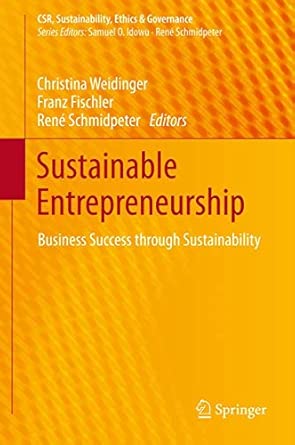 Sustainable Entrepreneurship: Business Success through Sustainability 2014th Edition book cover