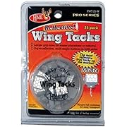 HME Products Reflective Wing Tack (25 Pack)- White
