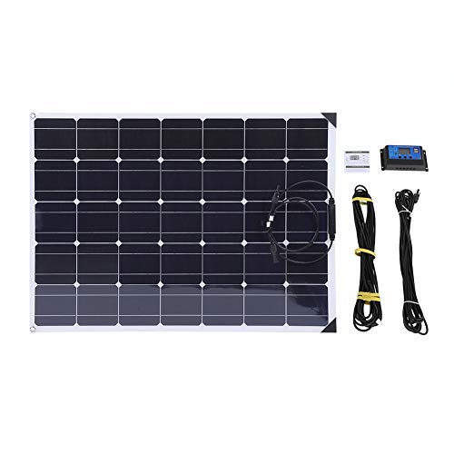 Cocoarm Panel Solar Flexible, Panel Solar monocristalino Flexible de 150W + Controlador...