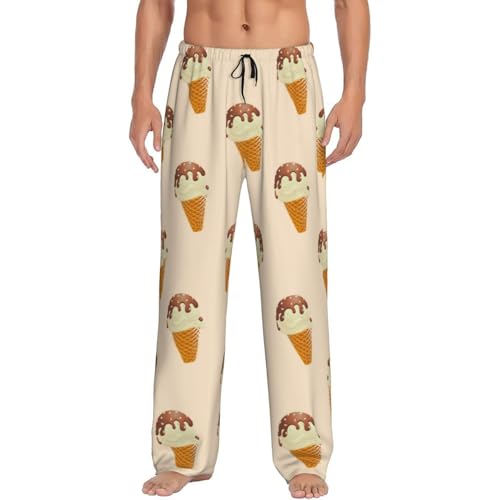 Ice Cream No.9010 Mens Pj Pants,Soft Men Lounge Pants,Mens Pajama Pants Bottoms,Sleep Pants For Men4