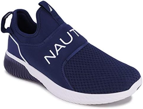 Nautica Men's Casual Fashion Sneakers Slip-On-Walking Shoes-Lightweight Joggers-Coaster-Navy-10