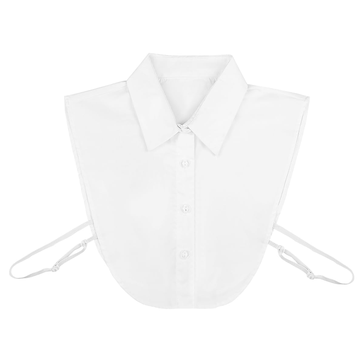 Sponsored Ad – Women Half Shirt Detachable Fake Collar Removable Choker Blouse Top Girls Ladies White Color Collars Extender Inserts Faux Woman for Ruffled Extenders Cotton Sweater Sexy