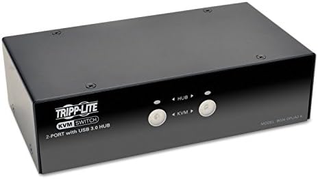 Tripp Lite 2-Port DisplayPort KVM Switch with Audio, Cables & USB 3.0 Hub (B004-DPUA2-K) image 5