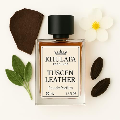 Image of Tuscen Leather Inspired Perfume | Bold EDP with Leather, Raspberry & Suede | Long-Lasting Luxury Scent for Men | Ideal for Winter Evenings & Gifting | Premium 50ML Fragrance