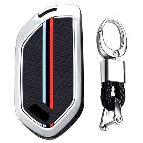 Coque de clé pour Kia Telluride 2023 2024 boîtier 8 boutons argenté