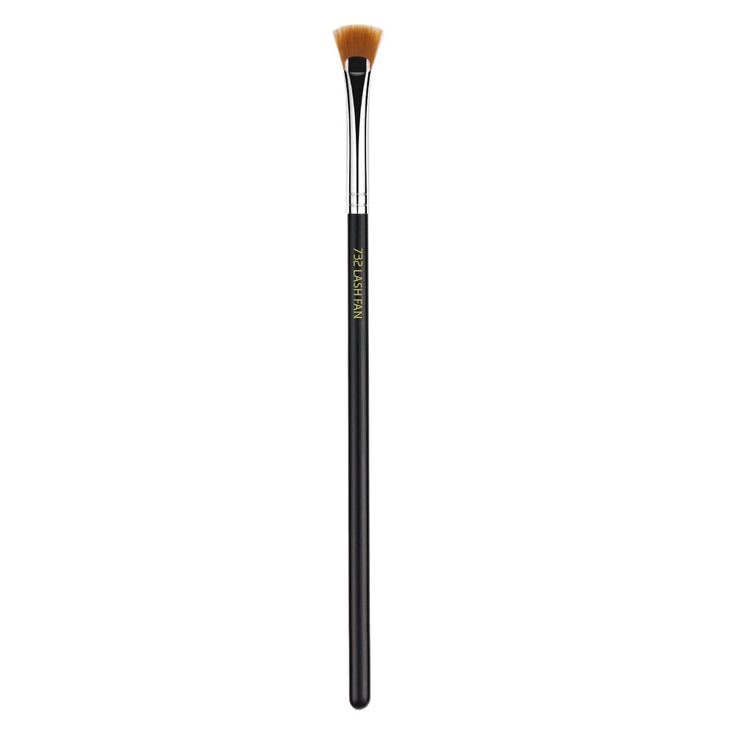 Bdellium Tools Professional Makeup Brush - Maestro Series 732 Mascara Fan - With Soft Synthetic Fibers, For Applying Mascara (Black, 1pc) - Image 5