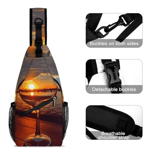 Bolso cruzado casual para senderismo y viaje miniatura 3