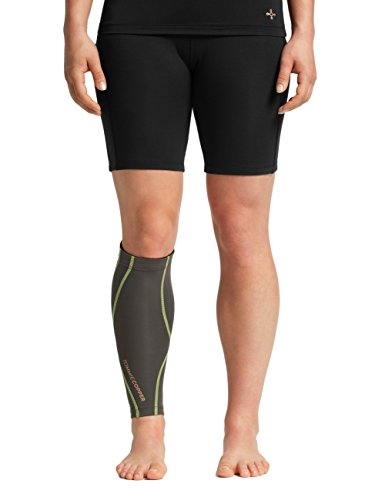 Tommie Copper Mangas Performance Calf 2.0, Cinza ardósia/Tecido Sulphur Stich, Grande