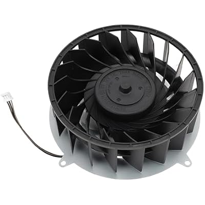 Cryfokt Enhanced Console Internal Cooling Fan 19 Blades 11541GS 12M WB 01 Cooler Fan DC12V 1.69A for 5 Slim Players