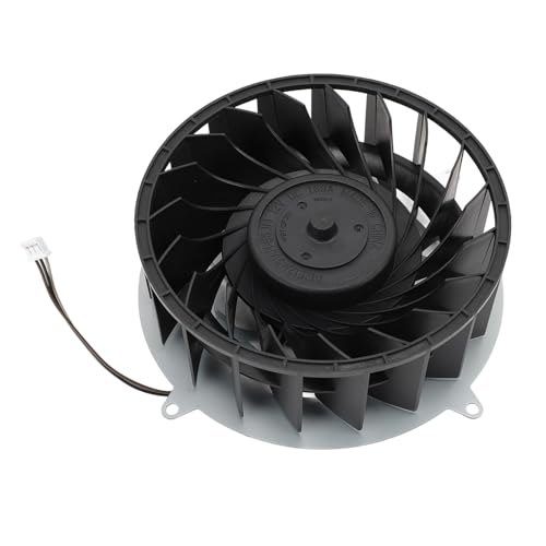 SIXRUN Ventilador de Refrigeración Interno para Consola Delgada, Conector de 3 Pines con 19 Aspas, Ventilador Enfriador de Repuesto DC12V 1.69A para Slim Modelo 11541GS 12M WB 01