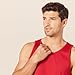 Amazon Essentials Slim-Fit Men's Tank, Red, Small - Casual Wear