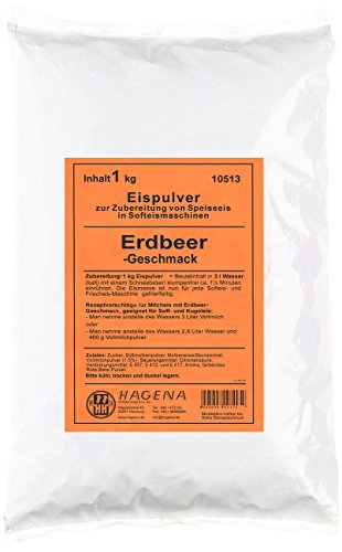 Softeispulver Erdbeer-Geschmack, 1 kg (Softeismaschine) – Bild 3