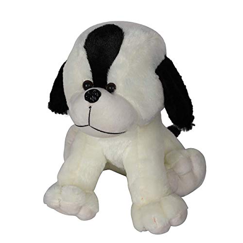 Image of HUG 'n' FEEL SOFT TOYS Soft Toys Long Soft Lovable hugable Cute Giant Life Size Teddy Bear Plush & Stuffed Toys (30 cm Dog Soft Toys, White)