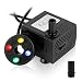 Forever Speed 5W Mini Aquarium Wasserpumpe Teichpumpe Tauchpumpen für Aquarium Teich mit 4 Bunten LED Licht, Regelbare Minipumpe Garten Tauchpumpen für Brunnen,Steingarten,Max Förderhöhe 0.85m,350L/H