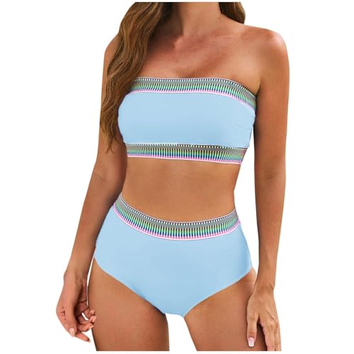 Maillot sans bretelles et shorty femme sexy pour des vacances bohèmes au soleil