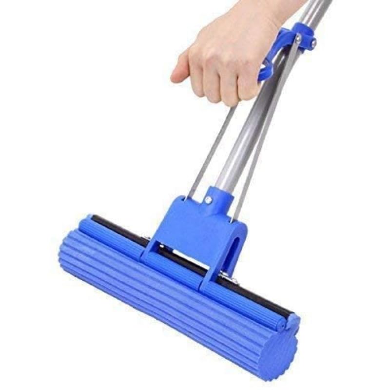 Image of Foam Mop with Super Absorbent Roller Sponge, Floor Cleaning Mop with Extendable Handle for Tiles, Kitchen, Bathroom & Home Cleaning