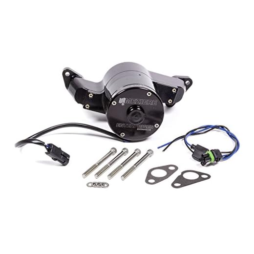 Meziere WP111SHD Billet Electric Water Pump (H.D,Black,SBF)