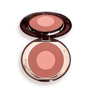 Charlotte Tilbury Cheek to Chic Powder Blush – Two-Tone Cheek Makeup with a Radiant, Luminous Finish – Buildable Color that Smooths, Buffs & Blends for a Light Reflecting Glow