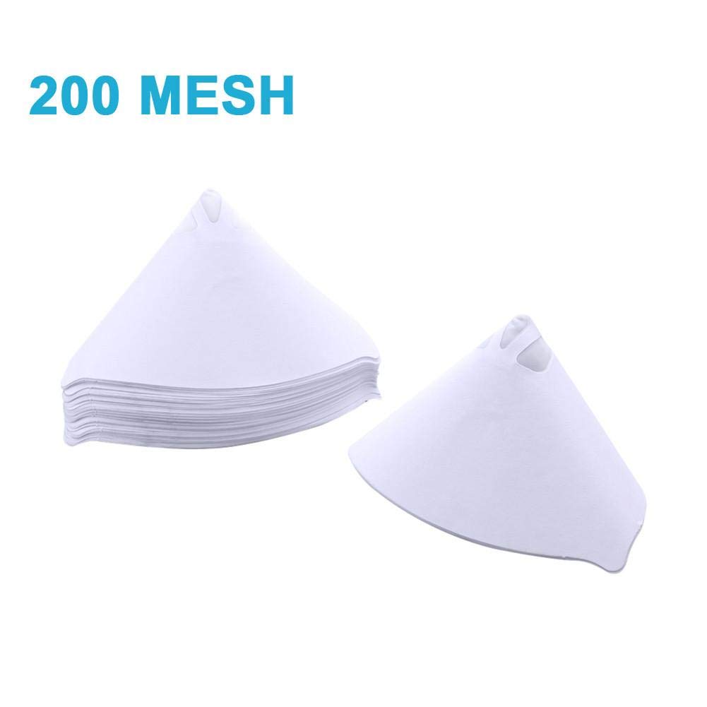 Buy 250 Pcs 200 Micron Disposable Paint Paper Strainers,Disposable