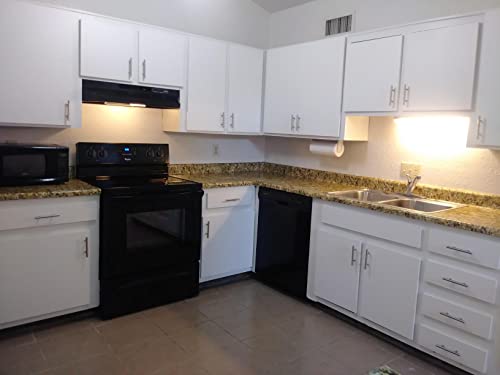 EZ FAUX DECOR 36" x 72" Gold Granite Black Contact Paper Waterproof Counter Top Peel and Stick Backsplash Vinyl Countertop Adhesive Covering Removable Wallpaper Formica Laminate