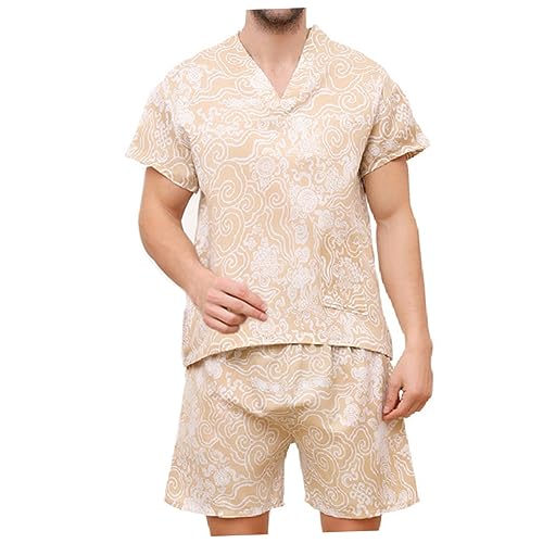 Men Sauna Steam Suit Uniform Size Polyester Cotton Bathing Set