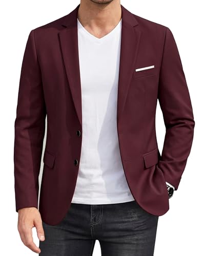 YND Men's Slim Fit Suit Blazer and Jacket