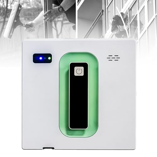 Hydravex Robot limpiacristales, Robot limpiacristales con pulverizador de Agua de Doble Cara, pulverizador de Agua Dual y Asistente de Voz, Aspirador Inteligente para Ventanas de Gran Altura