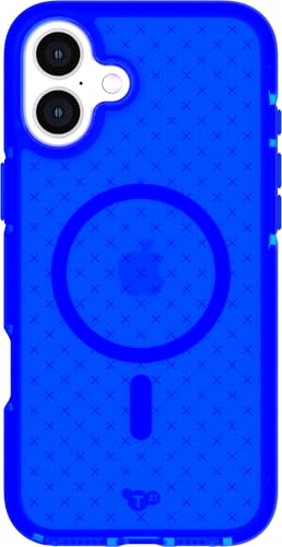 Image of Tech21 EvoCheck for iPhone 16 Plus - Compatible with MagSafe - Impact Protection Case - in Cobalt Blue