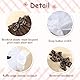 HEOXIN Baby Mädchen Kleidung Sets Neugeborenes Rüschen Kurze Ärmel Snap Knopf Schritt Bodysuit Schleifenknoten Dehnen Leopardenmuster Netz Rock Stirnband Sommer Outfit Babykleidung Braun 6-9 Monate