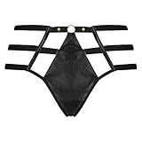 In diesem String fühlen Sie sich super sexy! Der String hat viele Riemen und Details aus Kunstleder, die ihn zu etwas ganz Besonderem machen. Kombinierbar mit dem passenden BH zu einem schönen Set! Teil der Private Collection.