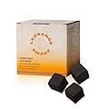 LeOrange Premium Coconut Hookah Charcoal (1KG, 26mm) – 100% Natural Coconut Shell, No Additives or Fillers, Odorless & Long Burn Time Coals for Hookah