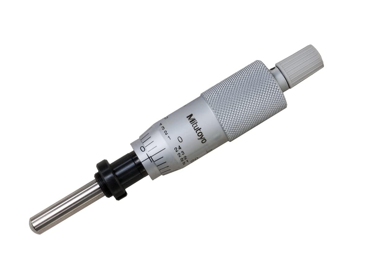 Mitutoyo 150-812 Micrometer Heads, 0.001" Resolution, 0-1" Range, +/-0.0001" Accuracy