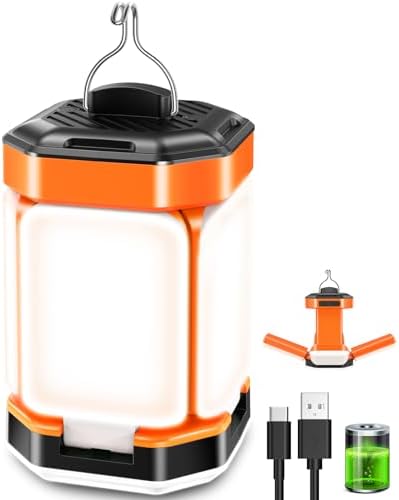 Lampe De Tente LED Portable - Pour Camping, Pêche De Nuit, 5 LEDs, USB
