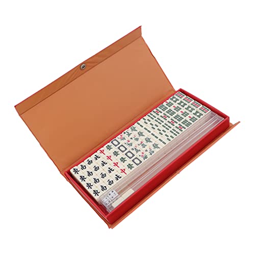 Aboofan Chinese Table Board Game Travel Mahjong Set Travel Mahjong Set 1 Set Chinese Mahjong Game Set Portable Mahjong Plaything For Travel Camping Party Table Games Mini Mahjong Set Lounge Sets #TOP13