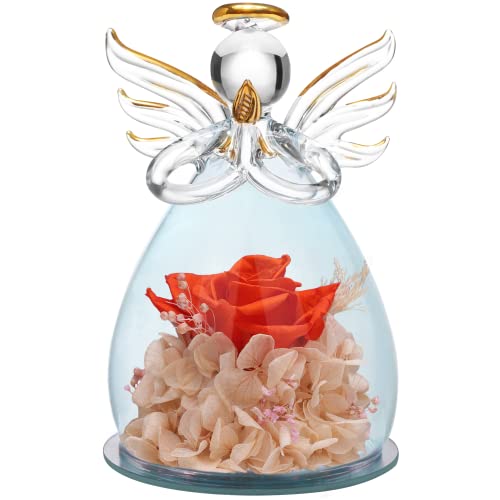 ANLUNOB Immer Rose - Geburtstagsgeschenk ewige Blume - Kindertagsgeschenk nie verwelkte Rosen - Geburtstagsgeschenk handgemachte konservierte Blume Rose Cover