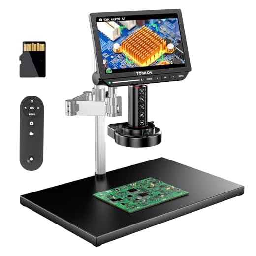 TOMLOV 4K Autofocus Digital Microscope