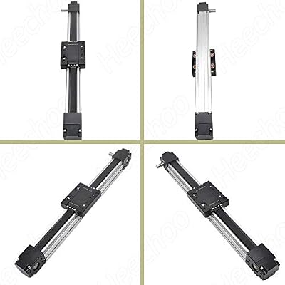 High Speed 100mm Stroke Belt Drive Linear Guide Rail Motion Slide Actuator Module +Nema23 Motor for CNC Linear Position Kit