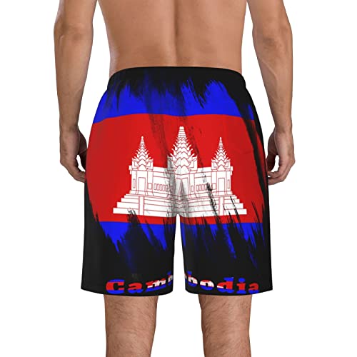 Men's Beach Shorts Quick Dry Shorts Comfortable Loose Drawstring Gym Shorts Running Swimsuit Pants with Pockets3