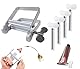 5 Tube Press/Tube Squeezer,Metall Tubenausdrücker Tubenquetscher,Extra große Größe 8,5cm Metallquetschwerkzeuge Lazy Zahnpastaspender Haarfarbe Farbstoff Kosmetische Squeezer Tube Wringer (5 Metall)