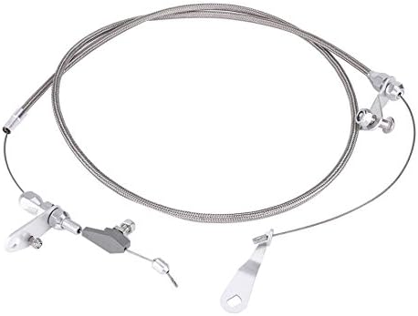 for F0RD C6 Stainless Steel Braided Kick Down Cable Transmission Detent Kickdown
